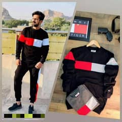 2pcs Men poleyster track suit