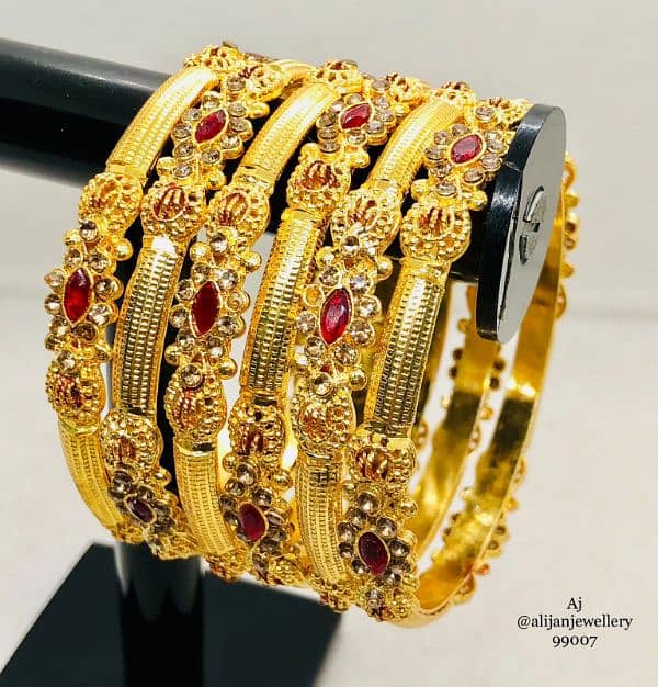 Golden bangles golden red bangles 1