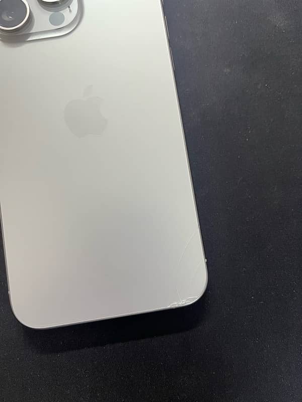 iPhone 15 pro max ( Corner little cracked ) 2