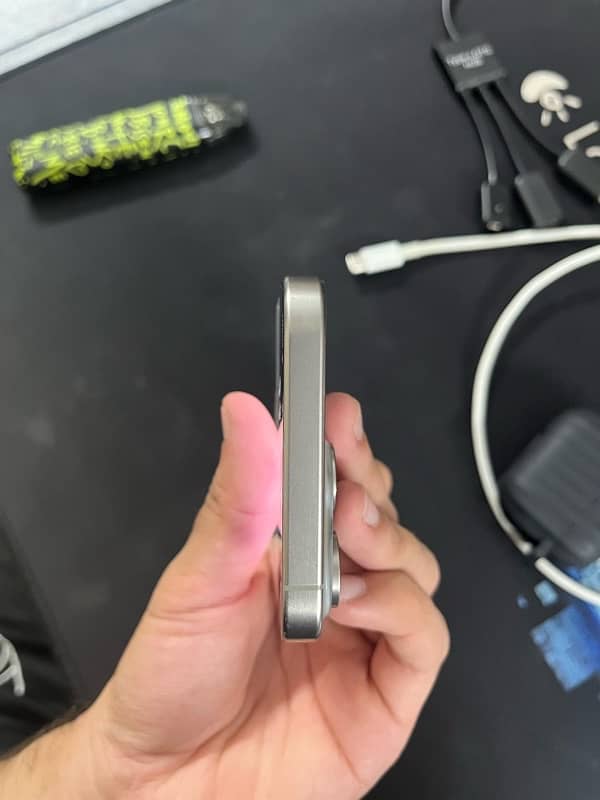 iPhone 15 pro max ( Corner little cracked ) 4