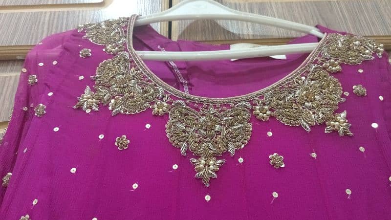 urgent selling fancy frok embroided 3