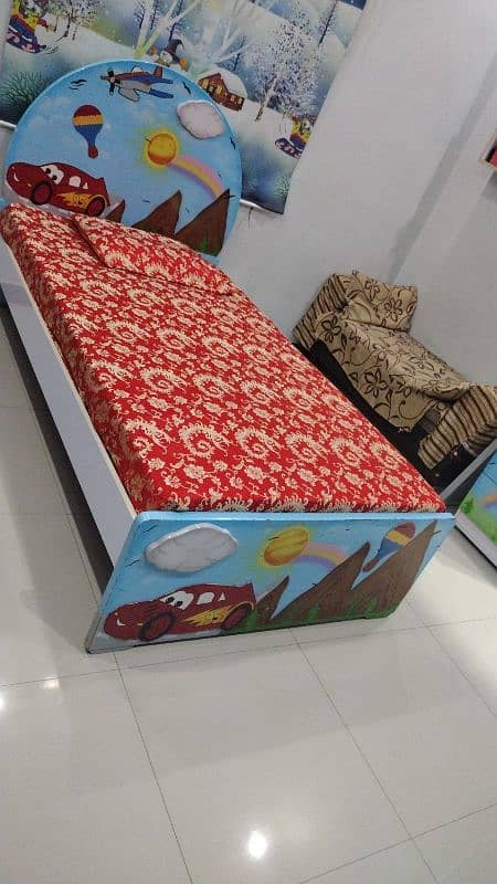 single bed with mattress 3