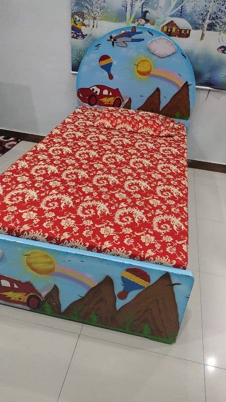 single bed with mattress 4