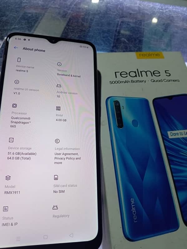 realme5 4/64 2