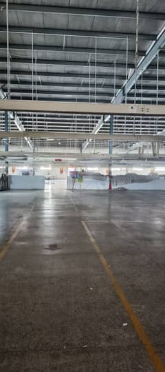 150,000 sq ft factory available for rent at Port Qasim