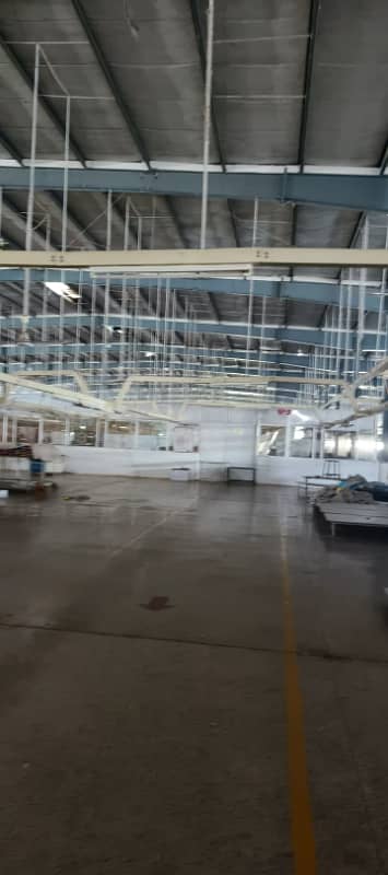 150,000 sq ft factory available for rent at Port Qasim 6