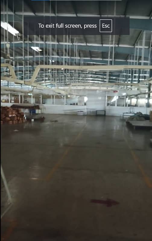 150,000 sq ft factory available for rent at Port Qasim 8