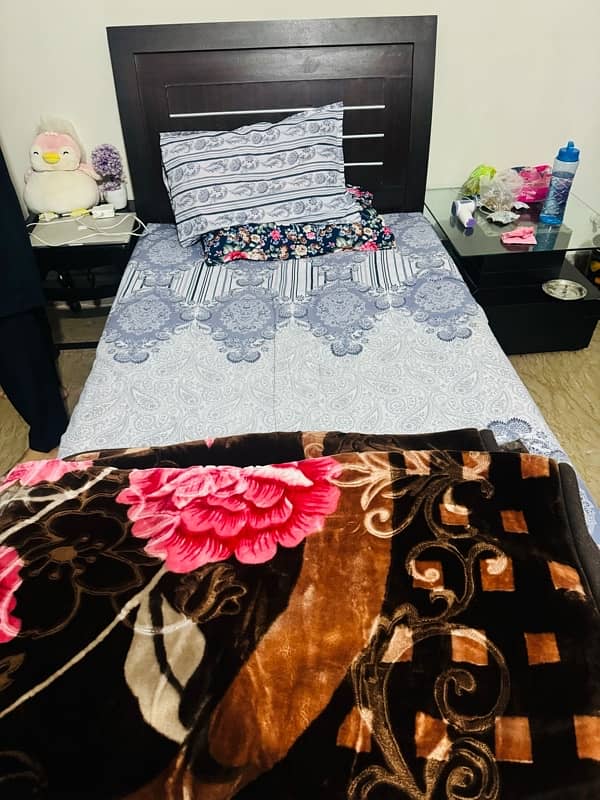 Single bed with mattress for sale 1