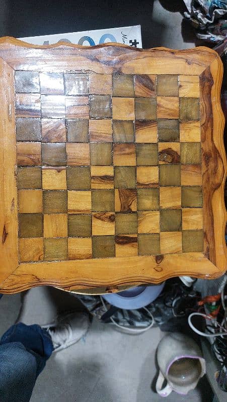 chess wood board decoration 1