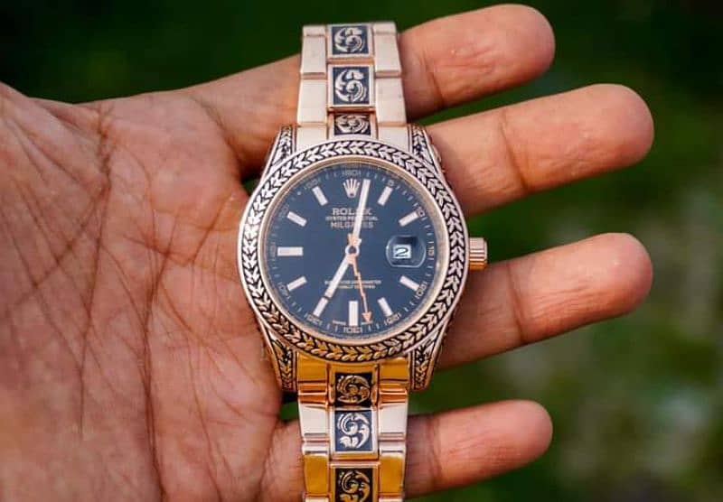 Rolex watch golden luxury watch for mens and women's 0