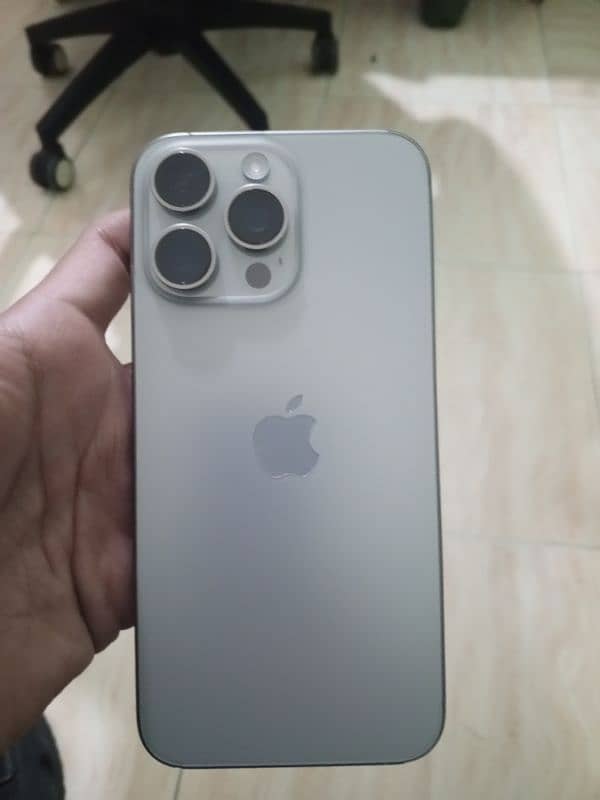 iPhone 15 Pro Max Mint Condition Box Open PTA Approved Physical E sim 4