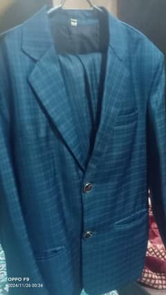 used two piece suit blue