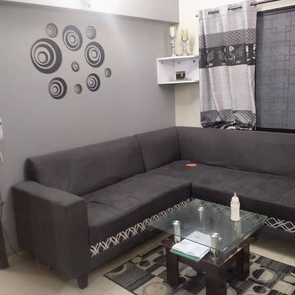 L shape 6 seater sofa 1