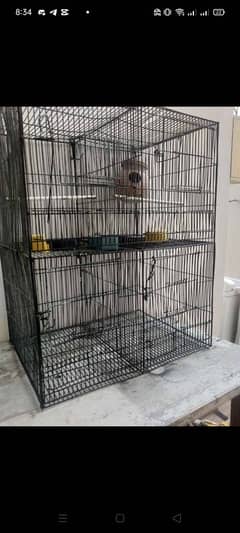 4 portions cage / pinjra