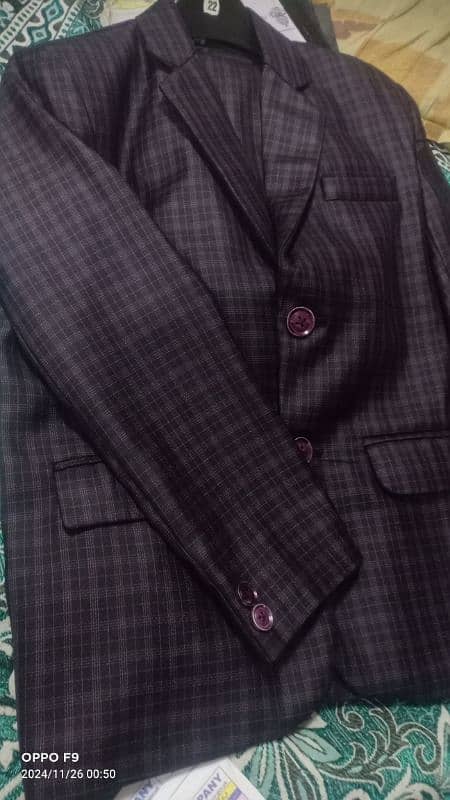 22 size in plum two piece suit 1