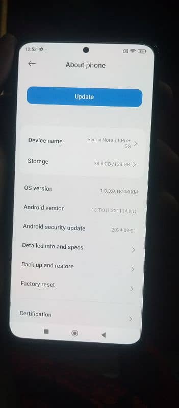 Urgent For Sale Redmi Note 11 Pro plus 5g 5