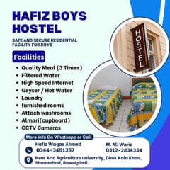 Comfortable & Secure Boys' Hostel Near Arid University!