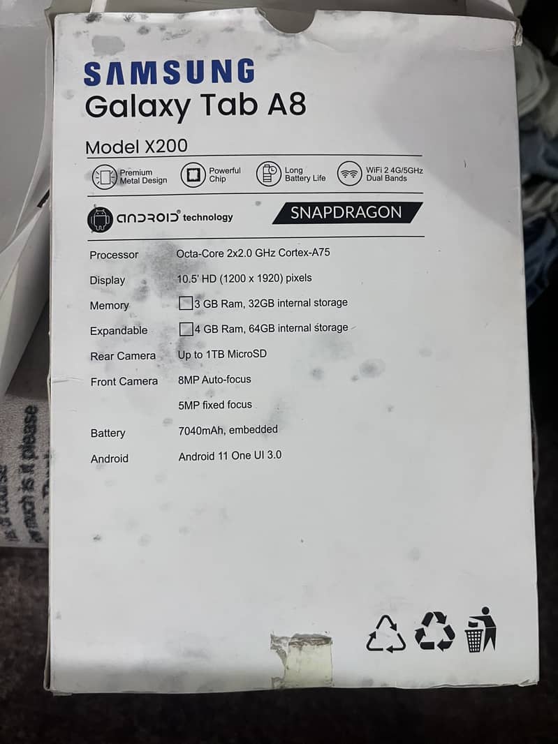 Samsung A8 Tablet 0