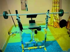 HOME GYM FULL Exercise new workout  rod bench plats