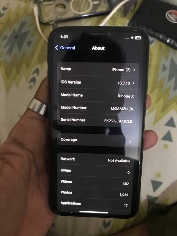 iPhone X 256gb non pta 5