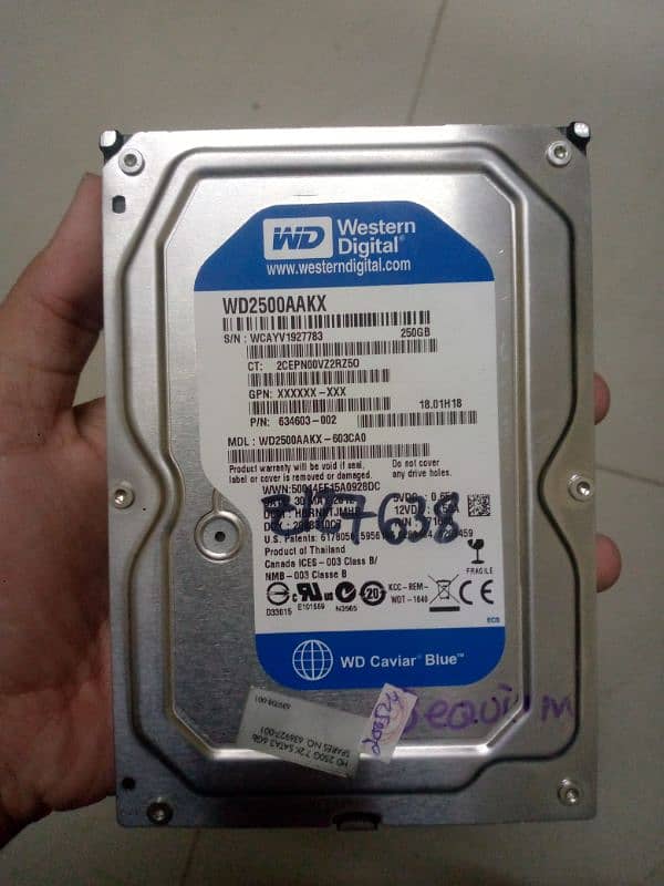 250 GB HARD DRIVE 2