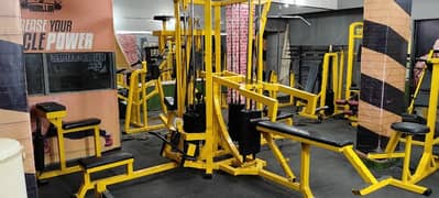 Gym Equipment All machine setup