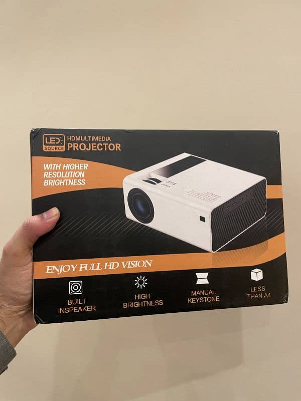 Full HD Wifi LED Projector | 10/10 condition| few hours used 1