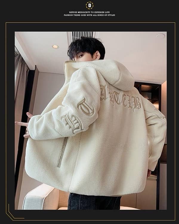 Men’s Off-white Hooded Jacket 1