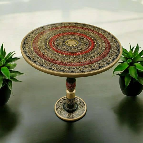 18" Wooden Round Coffee Table 5