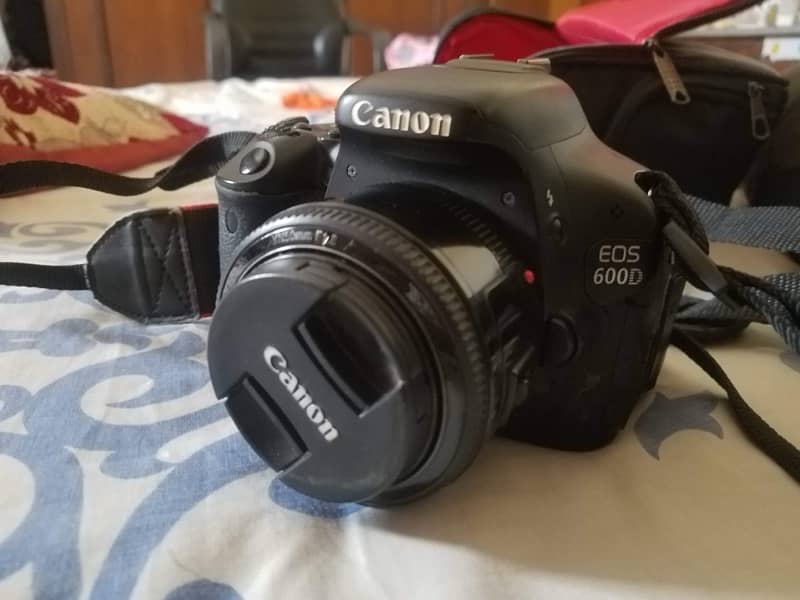 canon 600d with 50mm lens 1