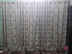 silk,banarsi fabric curtains (6 pecs)