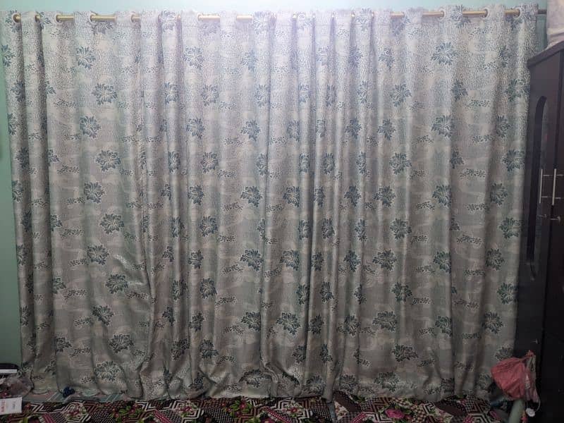 silk,banarsi fabric curtains (6 pecs) 0