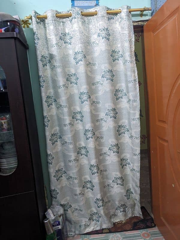 silk,banarsi fabric curtains (6 pecs) 1