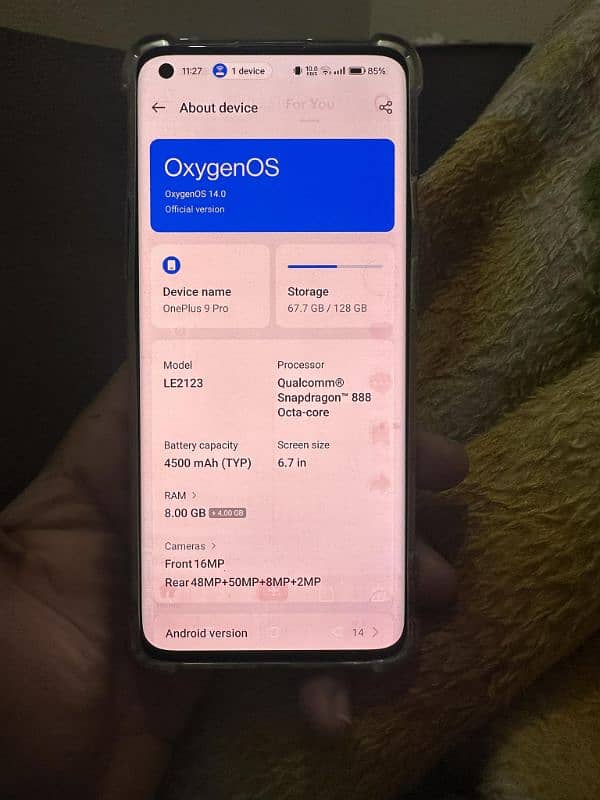 OnePlus 9 Pro 8+128GB Dual Sim Approved 5