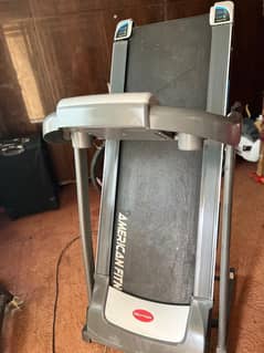 Treadmill exercise machine suitable for running, jogging, and walking