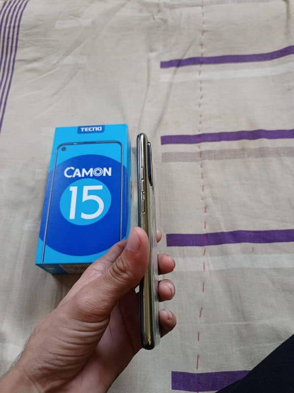 camon 15 4gb 64gb with box 100% sealed phone 5