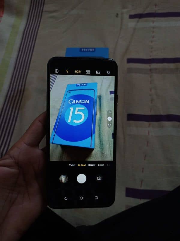 camon 15 4gb 64gb with box 100% sealed phone 10