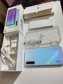 Original Redmi note8 box charger Dual sim PTA Aproved Life Time