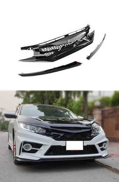 civic X front grill