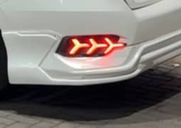 civic X front and back lights andicators