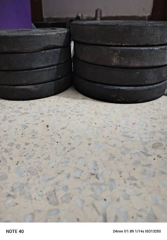 high quality rubber dumbbells plates 1