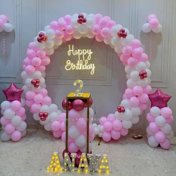 BIRTHDAY DECORATION, BALOON DECOR , EVENTS PLANNER 4