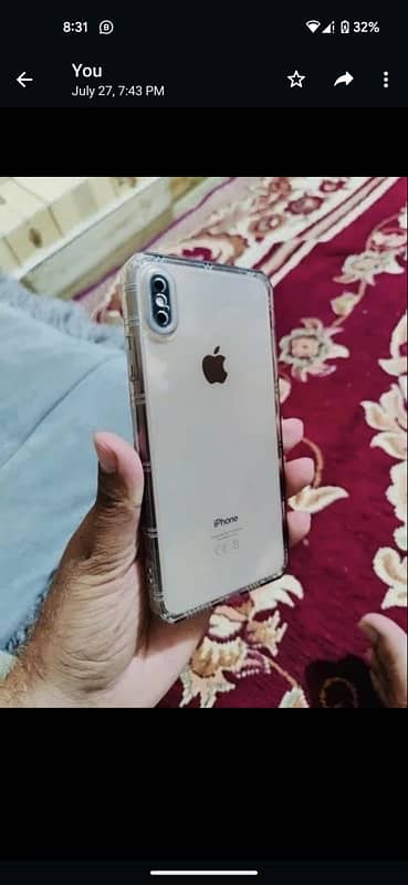 IPhone XS Max PTA 256GB Gold colour 2