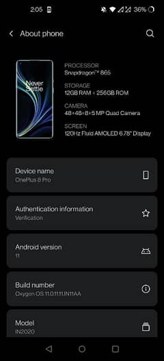 one plus 8 pro 12/256  condition 10 by 10