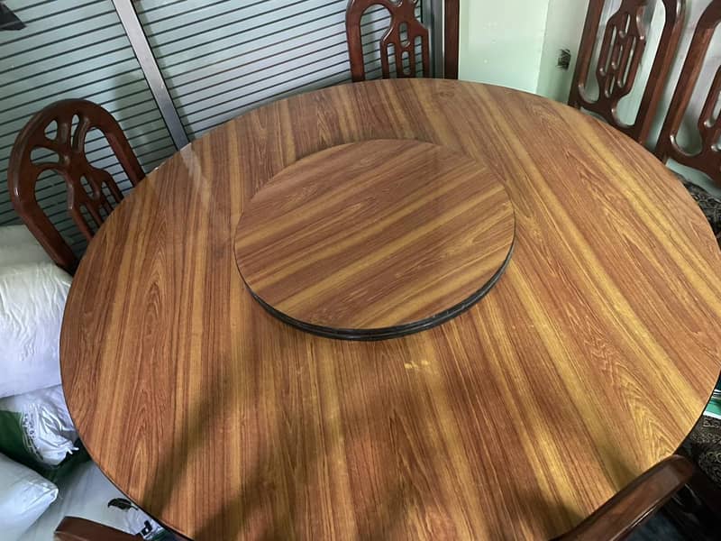 Dinning Table with 6 Chairs neat and clean condition 1