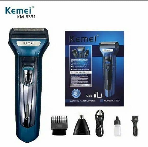 3 in 1 hair trimmer , clipper & shaver 1