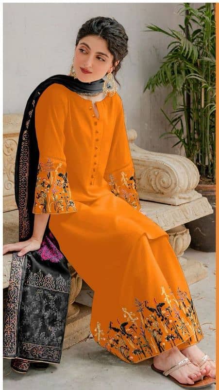 Branded Winter Dresses(FABRIC Dhanak) 13