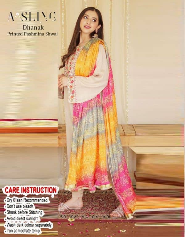 Branded Winter Dresses(FABRIC Dhanak) 14