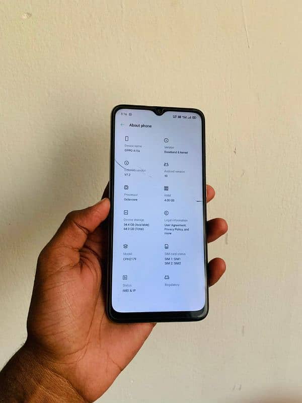 Oppo A15s 4/64 Dual sim pta approved 6