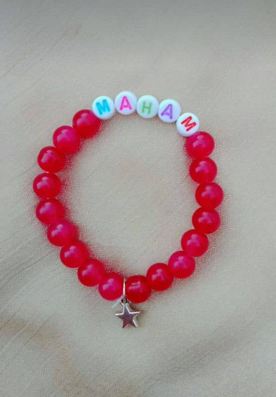 Cute Handmade Name Bracelet 0